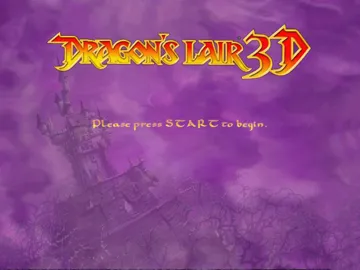 Dragon's Lair 3D - Return to the Lair screen shot title